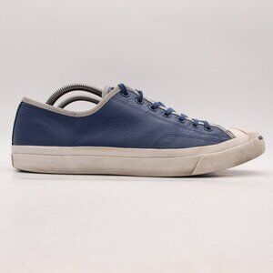 Converse Jack Purcell Sneakers Men's 10.5 Wmn's 12 Classic Blue Leather Athletic
